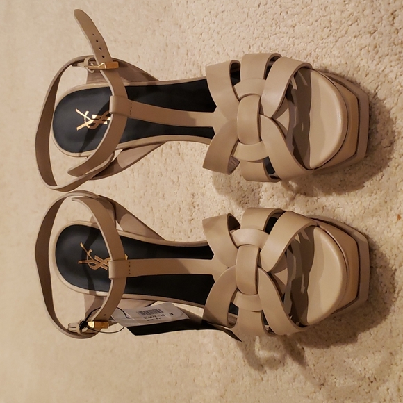 YSL size 41 color beige 100%Authentic